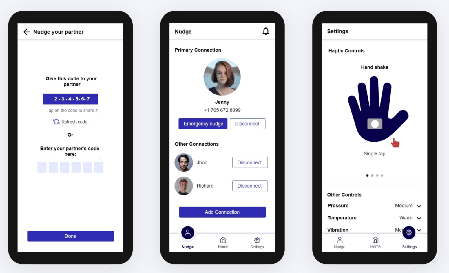 Control & Customise Touch Interactions from the app